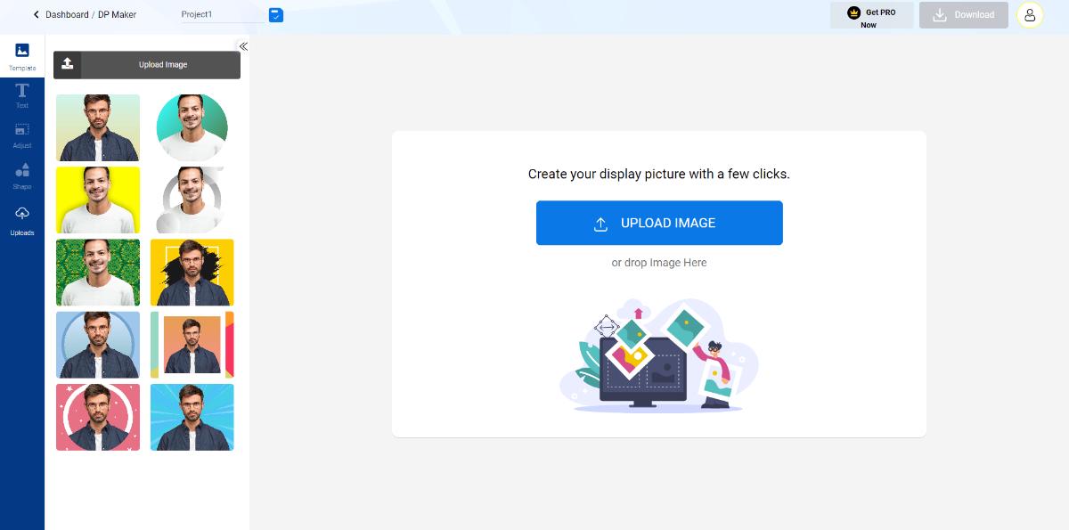 How to make a PFP on AppyPie step 2
